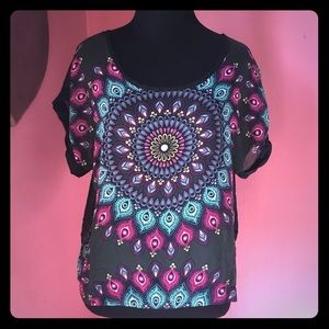 Love fire sheer top!